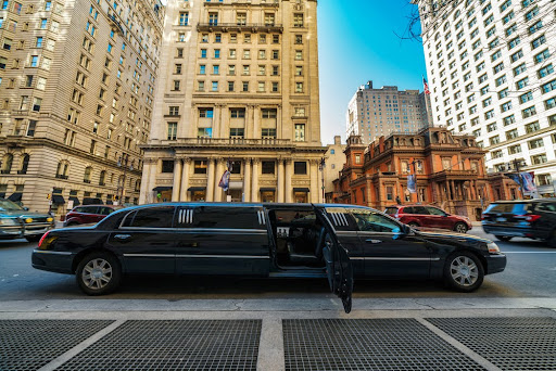 Renting a limo for a corporate event.